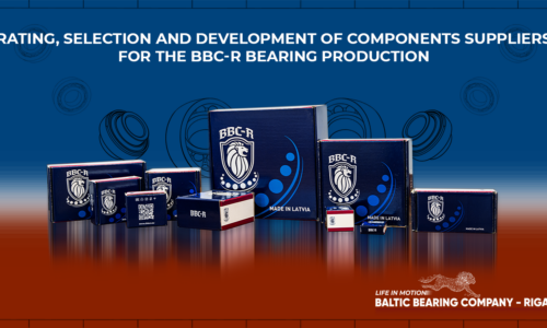 Rating, selection and development of components suppliers for the BBC-R bearing production